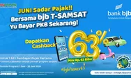 Bayar Pajak Kendaraan Bermotor Melalui bank bjb Bisa Dapat Cashback 63%