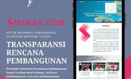 Sipekat: Solusi Praktis dan Transparan untuk Pantau Rencana Pembangunan di Kelurahan Antapani Tengah, Cek Info Lengkapnya Sekarang!
