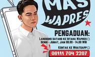 Lapor Mas Wapres, Gibran Buka Jalur Aduan Langsung ke Istana Wakil Presiden