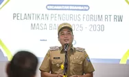 Lantik Forum RW Kecamatan Buahbatu, Kang Erwin: Jadilah Pemimpin yang Adil 