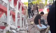 Viral Insiden Gempa M 7,6 yang Guncang Wilayah Manado Sulut, Gedung KONI Dilaporkan Ambruk dan Timpa 1 Orang Pemilik Kantin