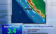Terjadi Gempa Bumi Selasa Siang, Kali ini Lokasinya Tidak Jauh dari Kerinci Jambi