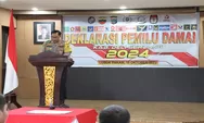 Polresta Deli Serdang Apel Deklarasi Pemilu Damai 2023-2024