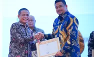Tertinggi di Sumut Tertibkan Pasilitas Umum, Bobby Nasution Terima Penghargaan Dari KPK