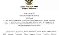 Sah, Ini Nama Komisioner Baru KPU Labura  Periode 2023-2028