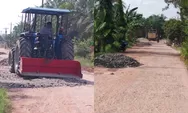 Memprihatinkan, PT Bilah Plantindo Estate Perbaiki Jalan Sepanjang 2 Km di Labuhanbatu