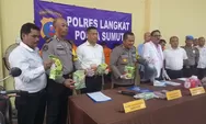 Selama Oktober 2023, Sat Narkoba Polres Langkat Ungkap 6,5 Sabu dan 1,3 Kg Ganja