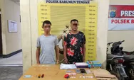 Dua Pengedar Narkoba Diciduk Polsek Barteng di Kebun Sawit Masyarakat