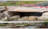 Jembatan Darurat Itupun Menyusul Anjlok, Donasi Dari Berbagai Pihak Sia-Sia
