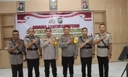 Kapolres Batubara Pimpin Sertijab 4 Pejabat Utama