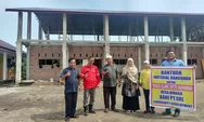 PT SRL Palas Serahkan Bantuan Material Pembangunan Sekolah di Binanga