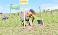 Kapolres Padangsidimpuan Hadiri Tanam Pohon Penghijauan Kodim 0212/Tapsel
