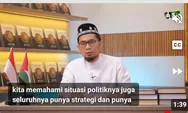 Ustadz Adi Hidayat (UAH) Komen Debat Capres di KPU: Berbeda  Bole Saja Asalkan Tetap Bhineka Tunggal Ika.
