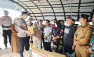 Polres Padangsidimpuan Beri Bantuan Kepada Korban Bencana Longsor