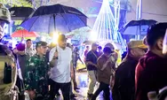 Ditengah Guyuran Hujan, Bobby Nasution Bersama Pj Gubsu Tinjau Sejumlah Gereja, Pastikan Ibadah Malam Natal Aman dan Damai