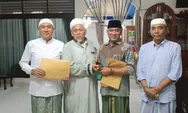 Ulama Madina Titipkan Cendra Mata Kepada Prabowo Melalui Harun Musthafa