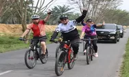Gowes Kambitmas Polres Batubara Sambangi Desa Di Kecamatan Datuk Limapuluh