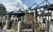 10 Rumah di Asrama TNI AD Glugur Hong Medan Terbakar, Gegara Charg Hp? 