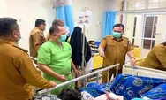 Puluhan Warga Labuhanbatu Keracunan, Sekda Kunjungi Korban Di RSUD Rantau Prapat