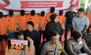 6 Begal Diamankan, Polrestabes Medan: Pelaku Berstatus Pelajar