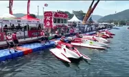 Persiapan Menuju F1H2O 2-3 Maret di Danau Toba, Para Pembalap Uji Coba Lintasan