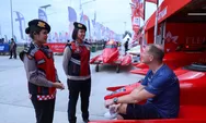 Polda Sumut Terjunkan Personel Sosialiasikan Kamtibmas Layani Wisatawan Asing di F1 Powerboat Danau Toba