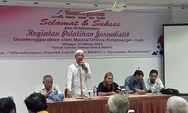 Tingkatkan Kinerja Wartawan, SMSI Sumut Isi Pelatihan Jurnalistik untuk Media Online di Sergai