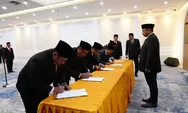Menteri Agama Lantik Sekretaris Jenderal, Widyaiswara Ahli Utama dan sejumlah pejabat eselon II Kementerian Agama