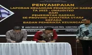 Pemkab Labusel menyerahkan LKPD UN-AUDITED tahun anggaran 2023.