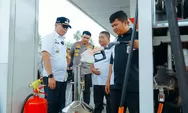 Pastikan Stok BBM dan Gas Elpiji Aman, Pj Bupati Batu Bara Sidak ke SPBU dan SPBE