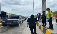Wakapolres Langkat Cek Langsung Pintu Keluar Tol Tanjungpura Sambut Arus Mudik