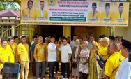 Bacalon Bupati - Wakil Bupati, Sarmadan - Ifdal Daftar ke Partai Golkar Palas