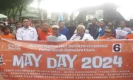 Peringati May Day di DPRD Sumut, Ratusan Buruk Dari Sejumlah Elemen Aksi Damai Tuntut Cabut UU Omnibus Law
