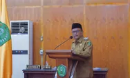 Sampaikan LKPJ di Paripurna DPRD, Letnan Dalimunthe Sebut Pemkab Padangsidimpuan Upayakan Terus Kesejahteraan Masyarakat