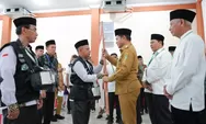 Lepas Kloter 1 Calhaj Asal Asahan Menuju Tanah Suci, Pj Gubernur Sumut: Jaga Kesehatan dan Kualitas Ibadah