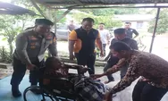 Nenek 105 Tahun, Terima Bantuan Kursi Roda Bentuk Kepedulian Kapolres Batu Bara