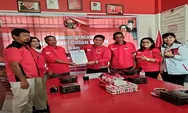 Niat Lanjutkan Pembangunan, Kader PDIP Poaradda Nababan Mendaftar Bacalon Bupati Taput