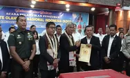 Tulus Simanjuntak dan Pengurus KONI Taput Periode 2024-2028 Dikukuhkan
