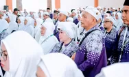 Pemberangkatan Gelombang 2 Dhuyufurrahman Sudah Gunakan Kain Ihram Sejak dari Asrama Haji Medan, PPIH: Sampai di Jeddah Tinggal Niat Umrah