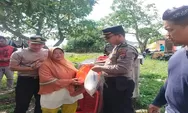 Kapolsek Indrapura Tinjau Atap Rumah Warga Terseret Angin Kencang