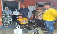 PTPN1 Regional 1 Bantu Kursi Roda dan Sembako kepada Penyandang Disalibilitas
