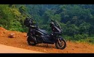 HONDA ADV 160 ABS BLACK 2022! Skuter Matic dengan Desain Modifikasi Toring Bukan ADVENTURE, Cocok untuk Segala Kondisi Jalan