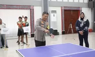 Polda Sumut Gelar Turnamen Tenis Meja Menyambut HUT ke-78 Bhayangkara