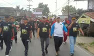  Ribuan peserta Ikut Jalan Santai, Meriahkan HUT Ke 17 Padanglawas