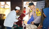 Peduli Lansia Kurang Mampu, Kapolres Padangsidimpuan Salurkan Bantuan Sembako dan Tongkat