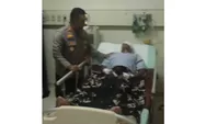 Kapolda Sumut Whisnu Hermawan Februanto Jenguk Anggota TNI Korban Pembacokan Geng Motor
