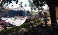 Korsleting Listrik, 2 Rumah Warga Bangun Purba Hangus Terbakar