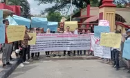 Mahasiswa Demo Polda Sumut, Tuntut Mantan Pj Wali Kota Padangsidimpuan, Ternyata Begini Kelakuannya Semasa Menjabat