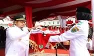 Upacara Pengibaran Bendera Merah Putih Peringati HUT RI ke-79 di Kabupaten Tapsel Khidmad