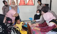 Sambut HUT Polwan ke-76, Polres Padangsidimpuan Gelar Pengobatan Gratis bagi Anak-anak Difabel